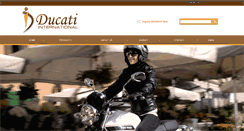 Desktop Screenshot of ducatiinternational.com