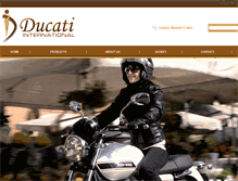 Tablet Screenshot of ducatiinternational.com